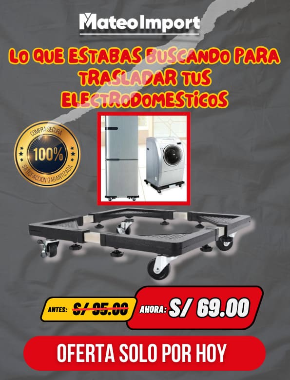 BASE CON RUEDAS PARA ELECTRODOMESTICOS
