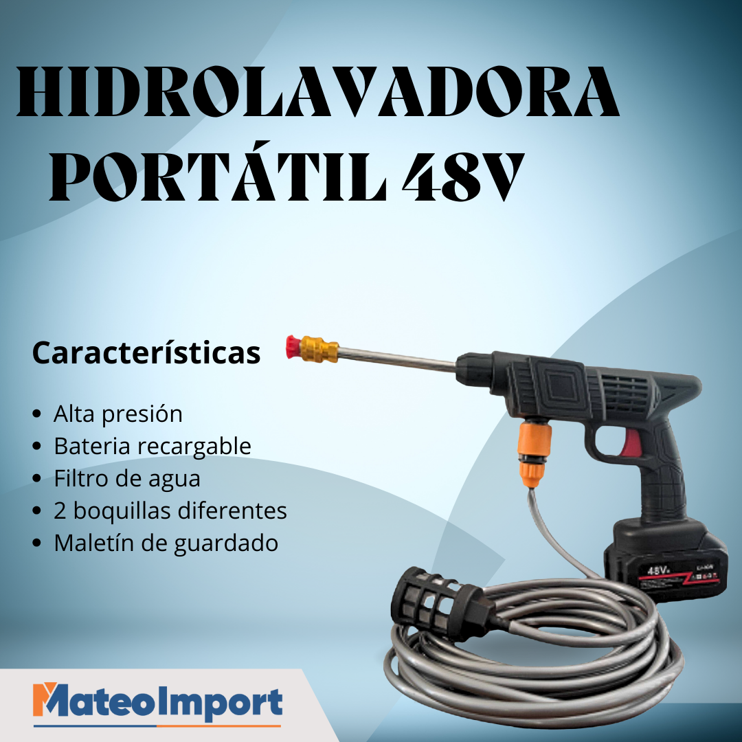 HIDROLAVADORA PORTATIL 48V