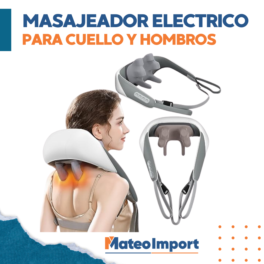 MASAJEADOR ELECTRICO PARA CUELLO Y HOMBROS