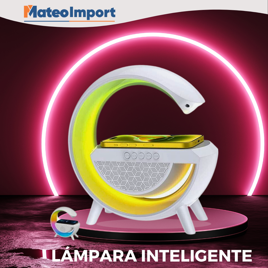 LAMPARA INTELIGENTE 4 EN 1 ( Lámpara, Radio FM, Parlante Bluetooth, Parlante)